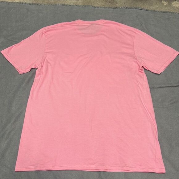 NEW Pink Care Bear Short Sleeve Crew Neck Graphic Tee Size Large - Picture 3 of 6